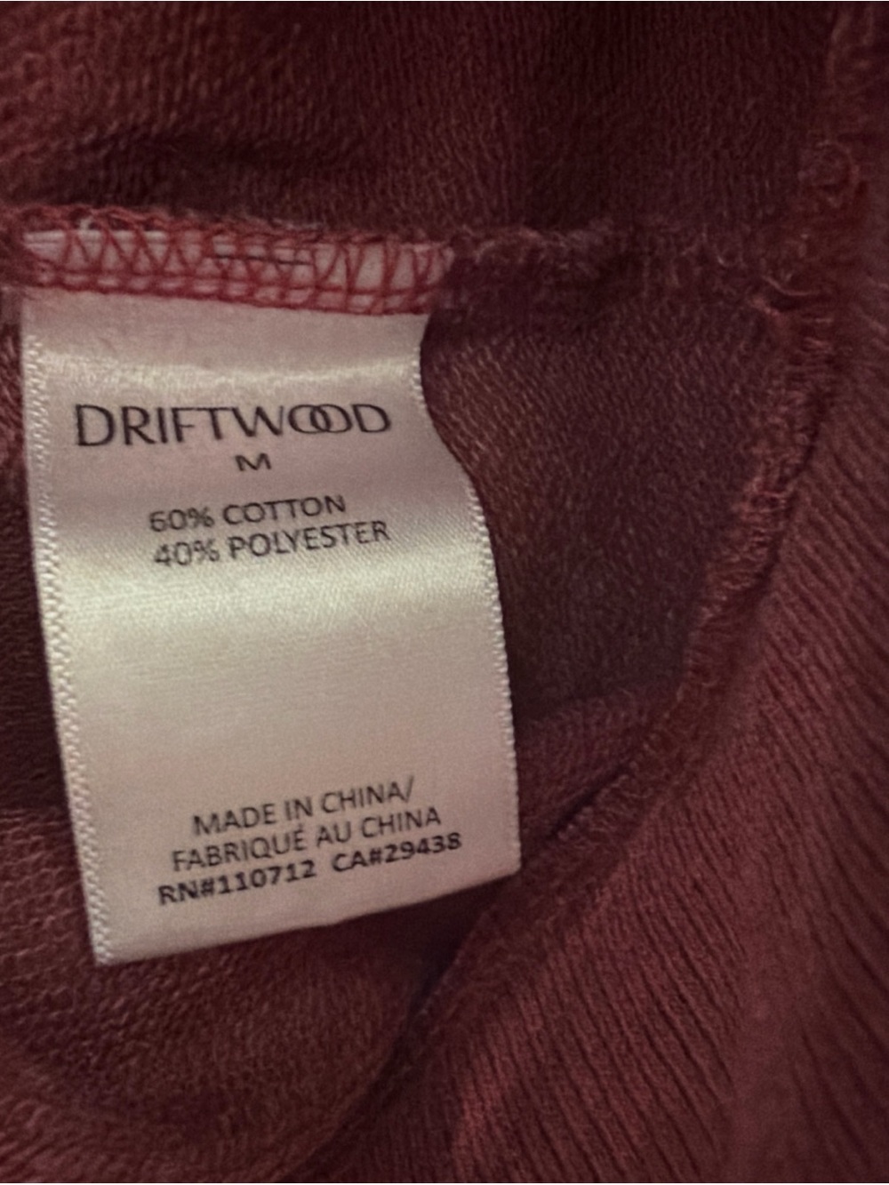 DRIFTWOOD Dusty Rose Floral Embroidered Crewneck Sweater Womens size medium - Picture 3 of 4